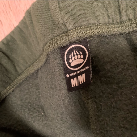 Green Medium Muskoka Bearwear Sweats - Picture 3 of 4
